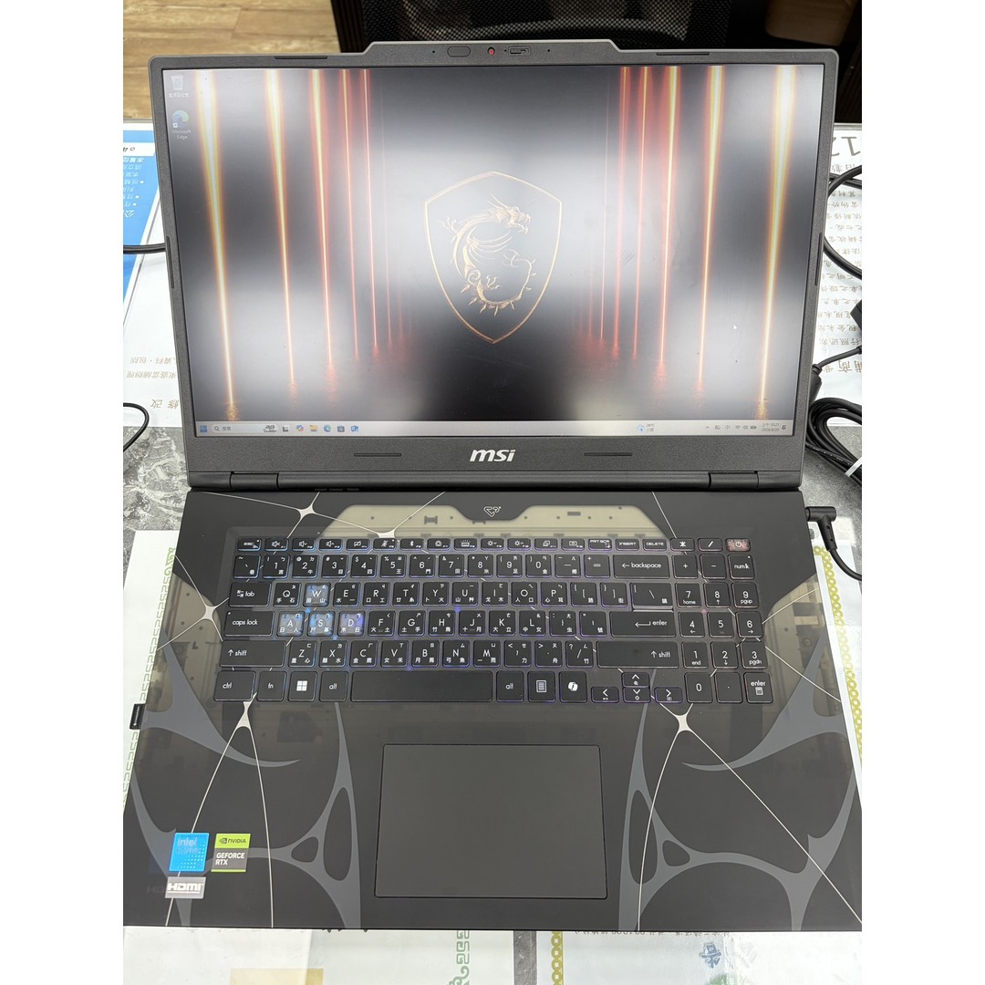【已售出】東盛當舖【流當商品特售】MSI 微星 Cyborg 17 B2RWFKG (MS-17U3) (Core7-240H/16G/1T SSD/RTX5060/FHD/W11/17.3/144Hz)