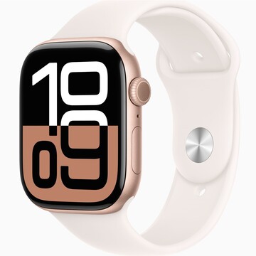 【已售出】東盛當舖【流當商品出售】全新 APPLE watch Series 10 42mm 玫瑰金 淡胭粉運動錶帶 GPS